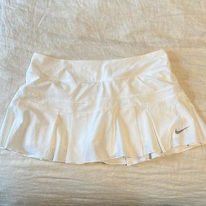 Nike Dri-fit white tennis skirt